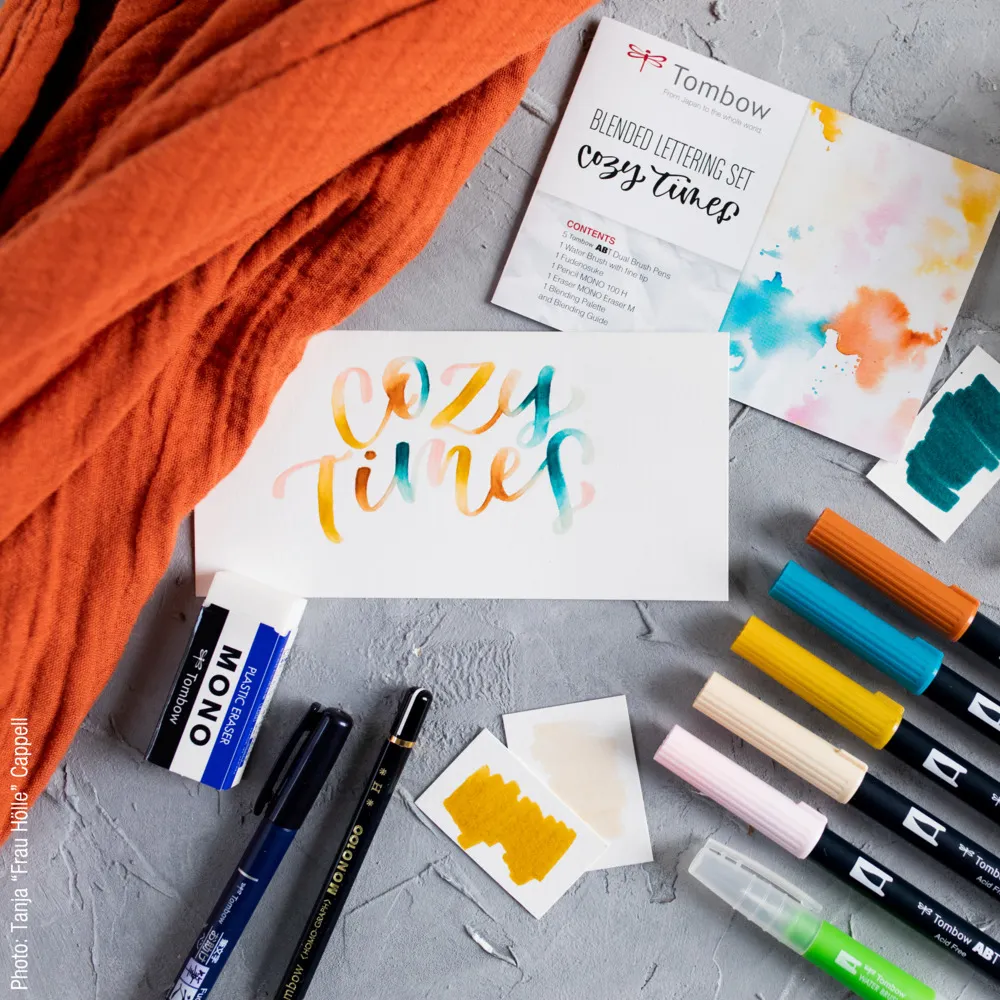 Blended lettering set Tombow Good Vibes