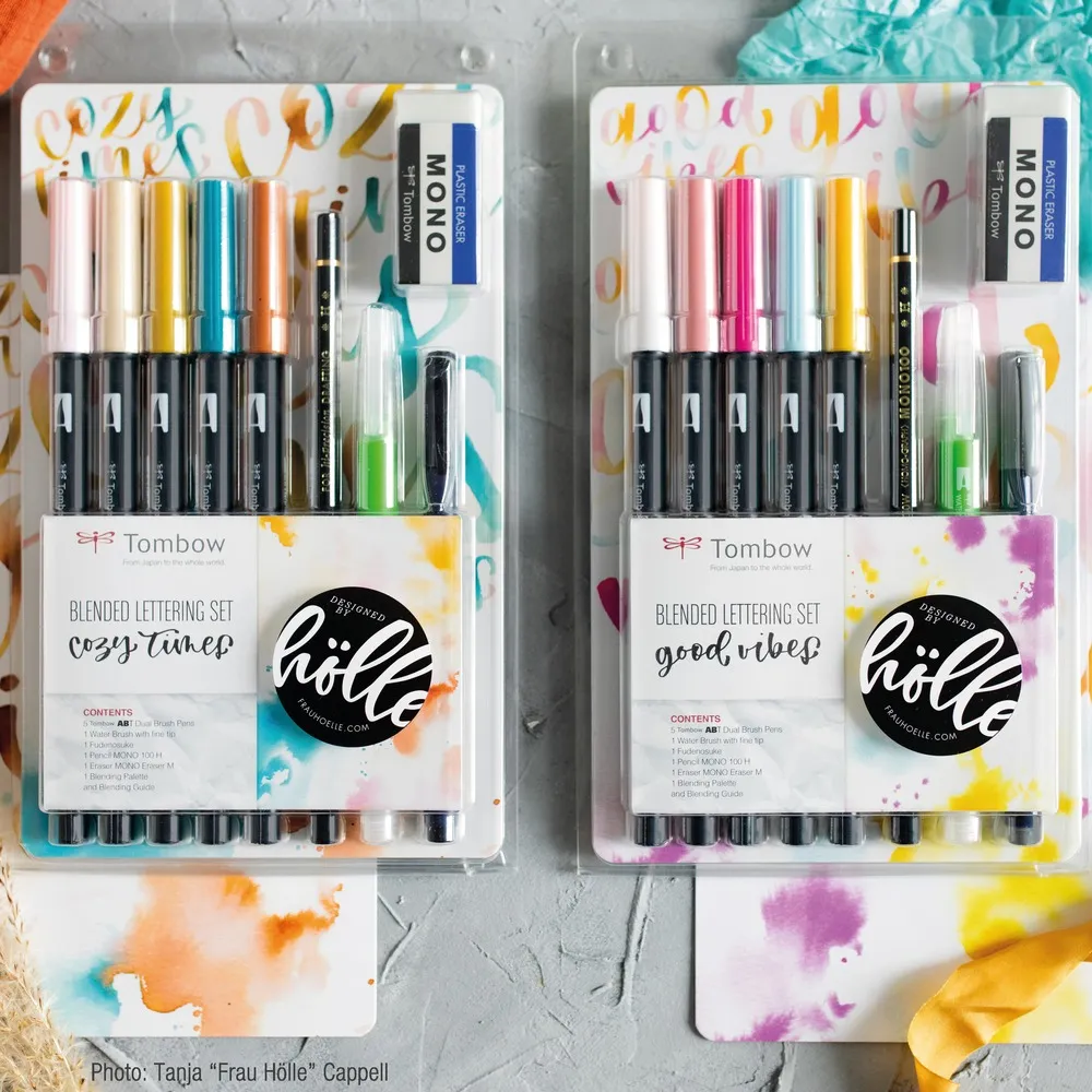 Blended lettering set Tombow Good Vibes