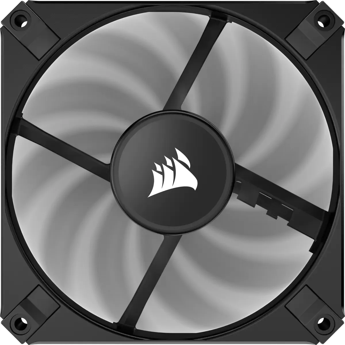 Corsair AF120 Slim Black 120mmx15mm, Single Pack