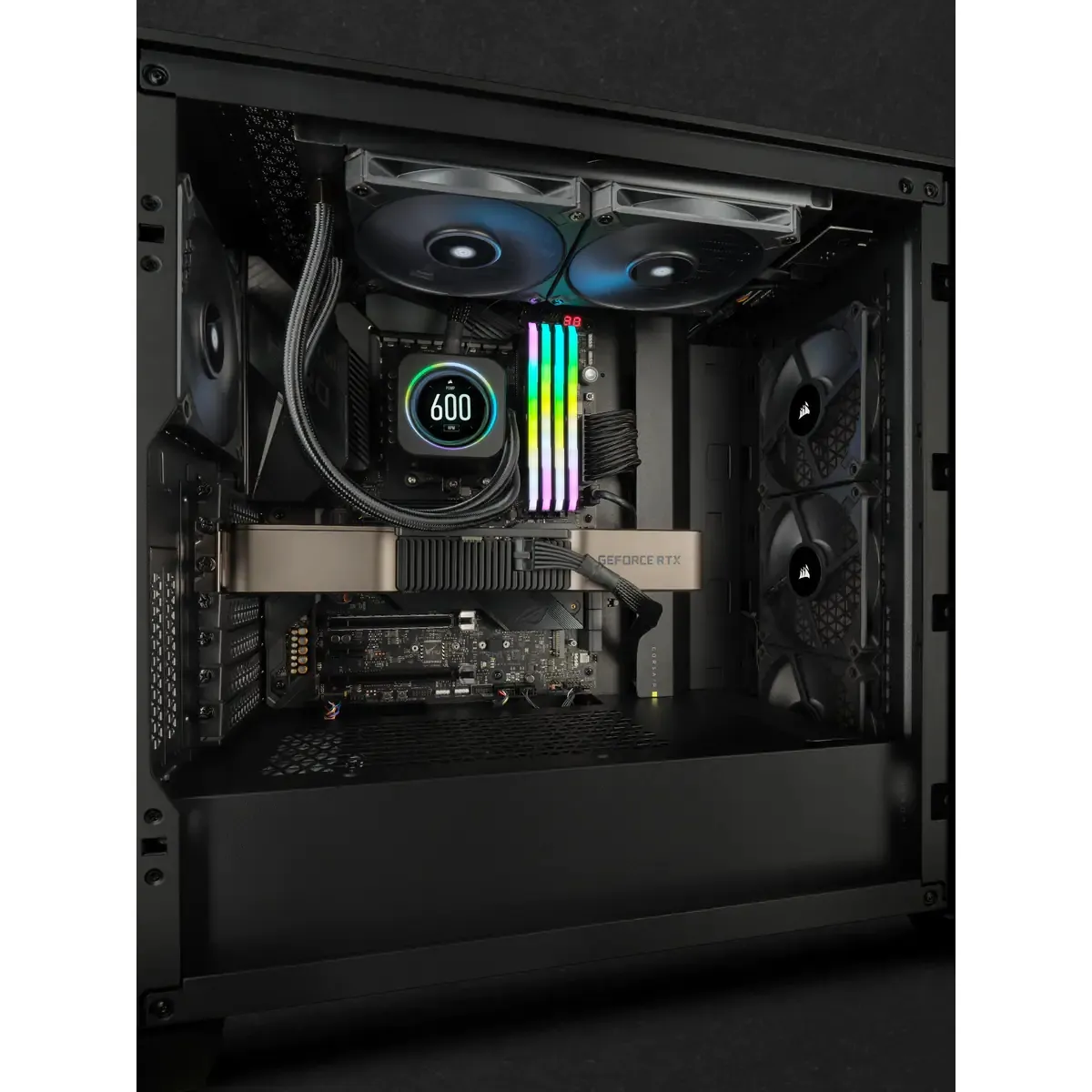 Corsair AF120 Slim Black 120mmx15mm, Single Pack