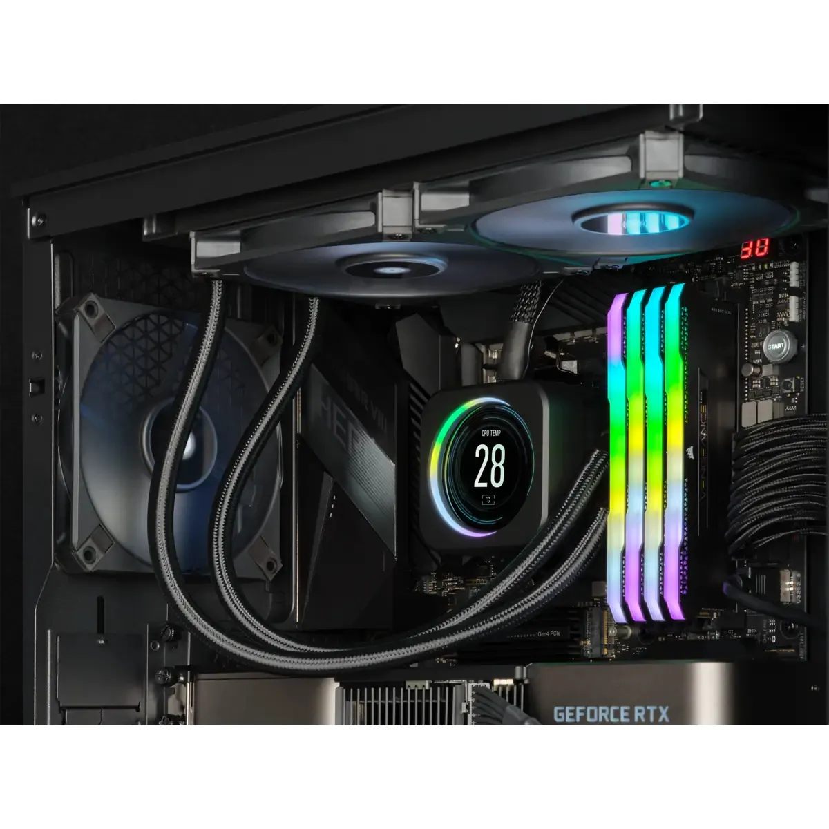 Corsair AF120 Slim Black 120mmx15mm, Single Pack
