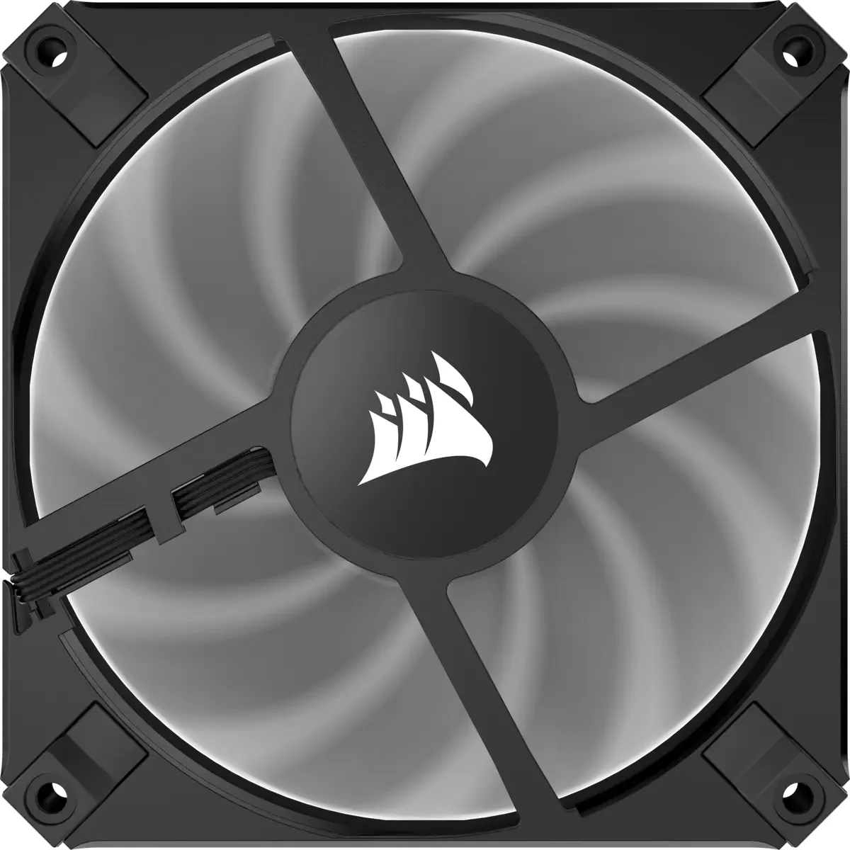 Corsair AF120 Slim Black 120mmx15mm, Single Pack