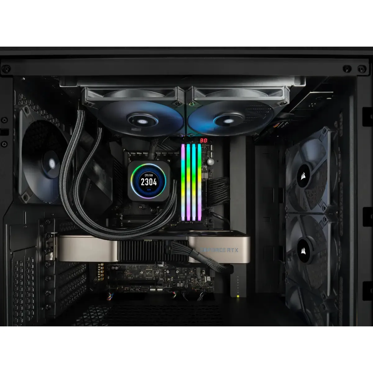 Corsair AF120 Slim Black 120mmx15mm, Single Pack