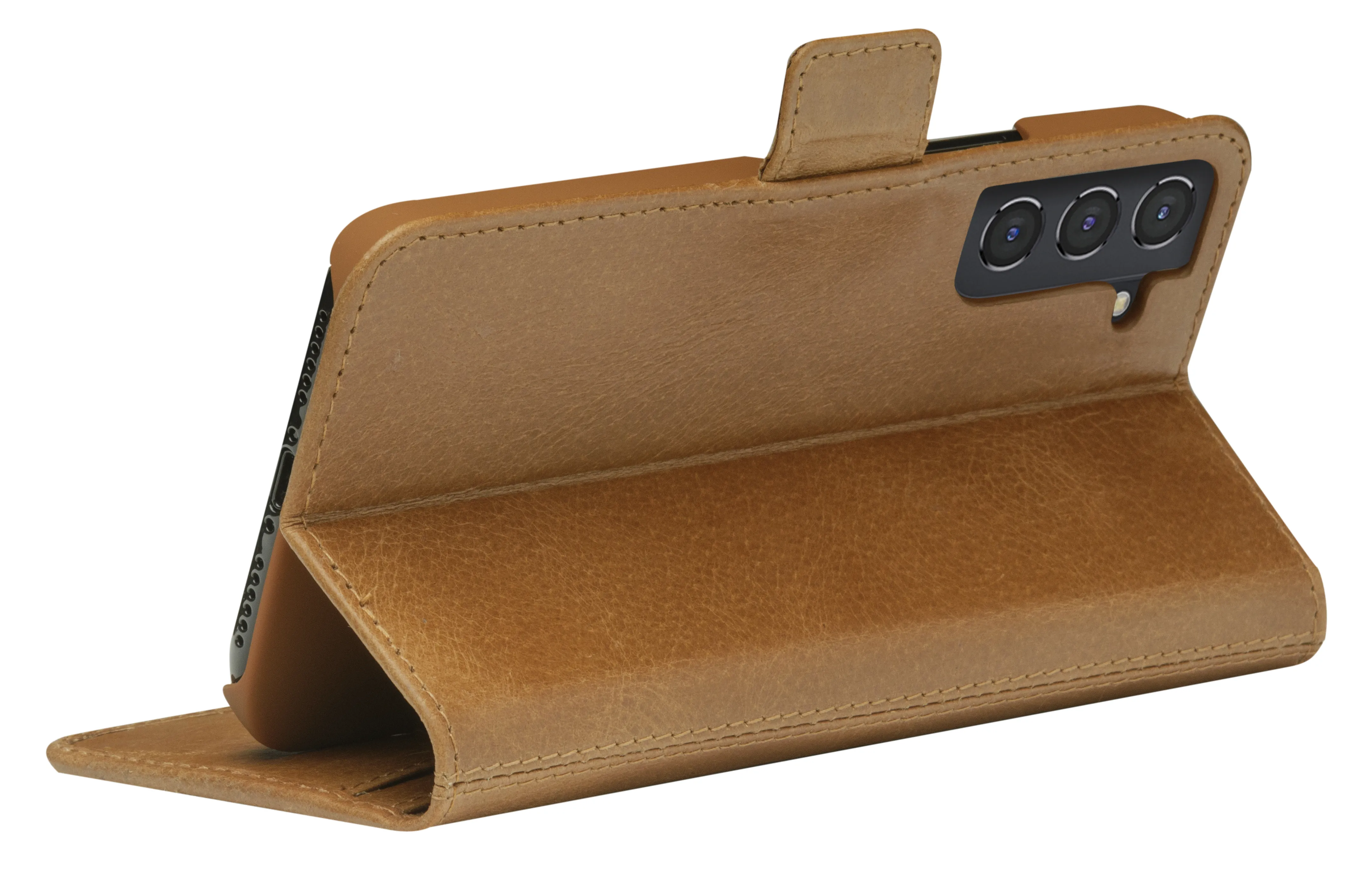 Dbramante1928 Copenhagen Slim, Galaxy S22 Plus - Wallet Case, Tan