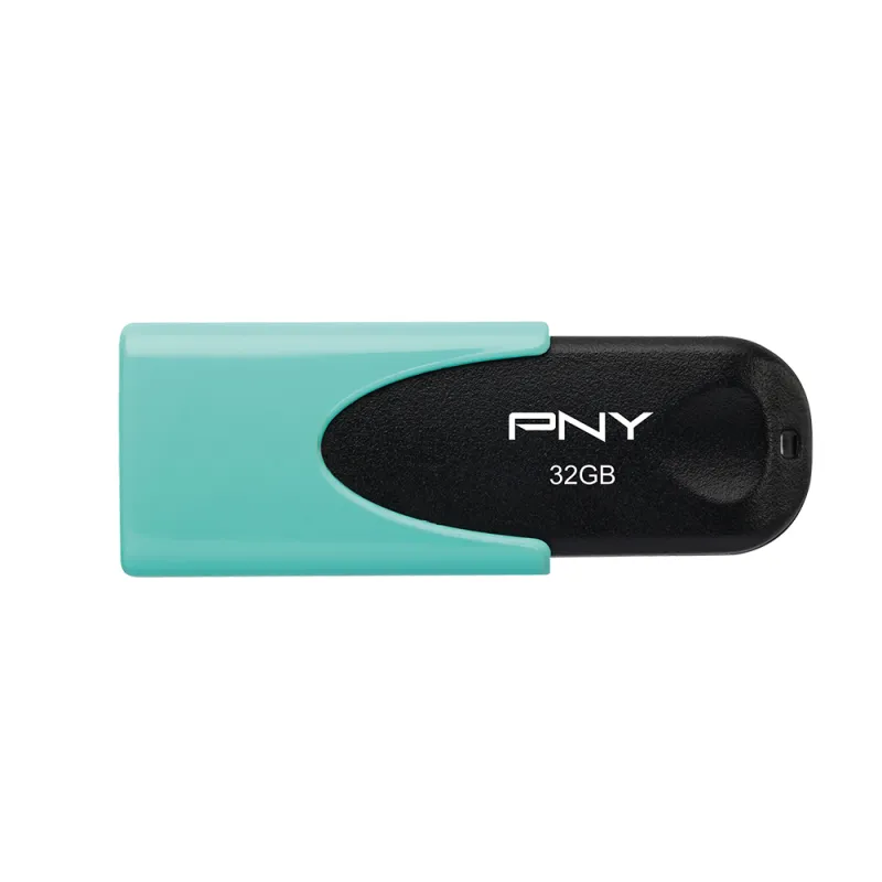 PNY 32GB Attache 4 USB 2.0 - memory stick, Turquoise