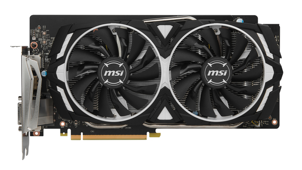 MSI GeForce GTX 1060 ARMOR 6G OC -n&auml;yt&ouml;nohjain