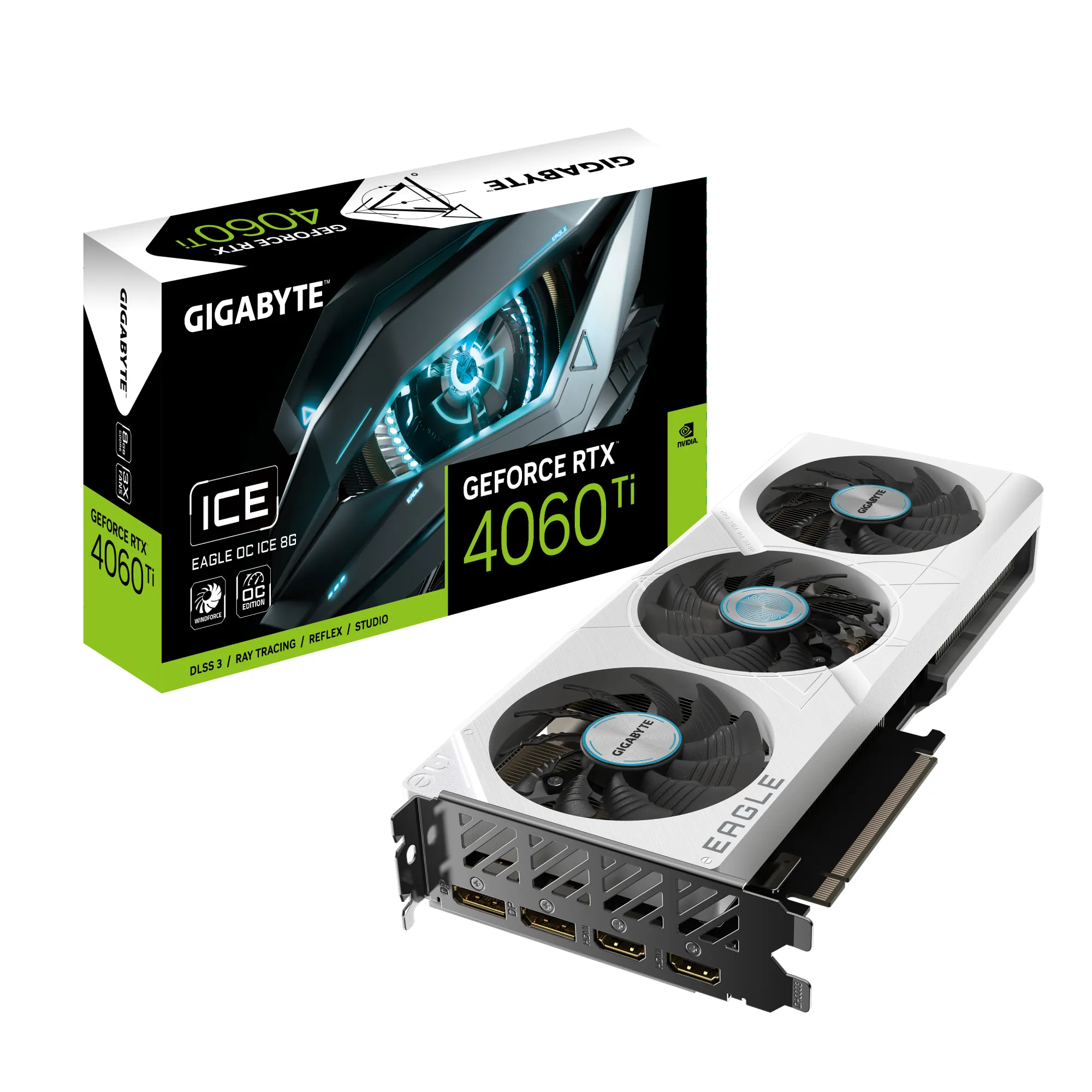 Gigabyte GeForce RTX 4060TI EAGLE OC ICE 8G
