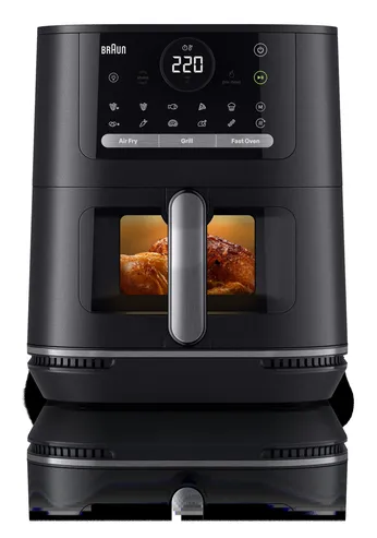 Braun HF5073IBK MultiFry 5, 6 l, 1,6 kg, 2000 W, airfryer, musta