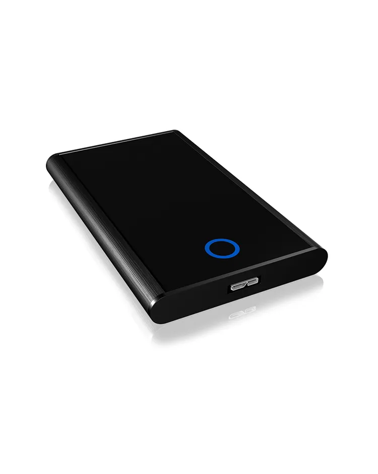 ICY BOX, externt kabinett, 2,5&quot; SATA till USB 3.0, svart