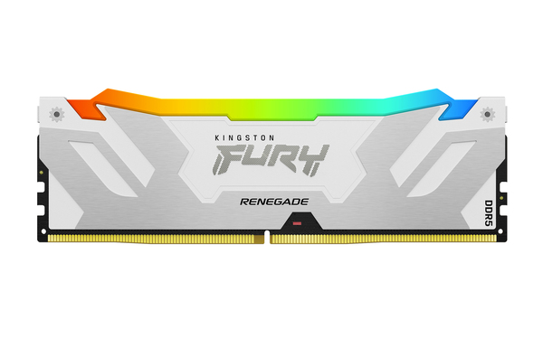 Kingston FURY 48GB 8000MT/s DDR5 CL38 DIMM (Kit of 2) FURY Renegade RGB White 48GB (2 x 24 GB) DDR5 8000 MT/s, CL38 - memory