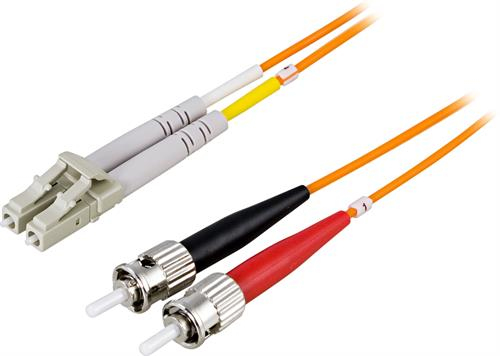 Kuitukaapeli LC - ST, duplex, multimode, 10m