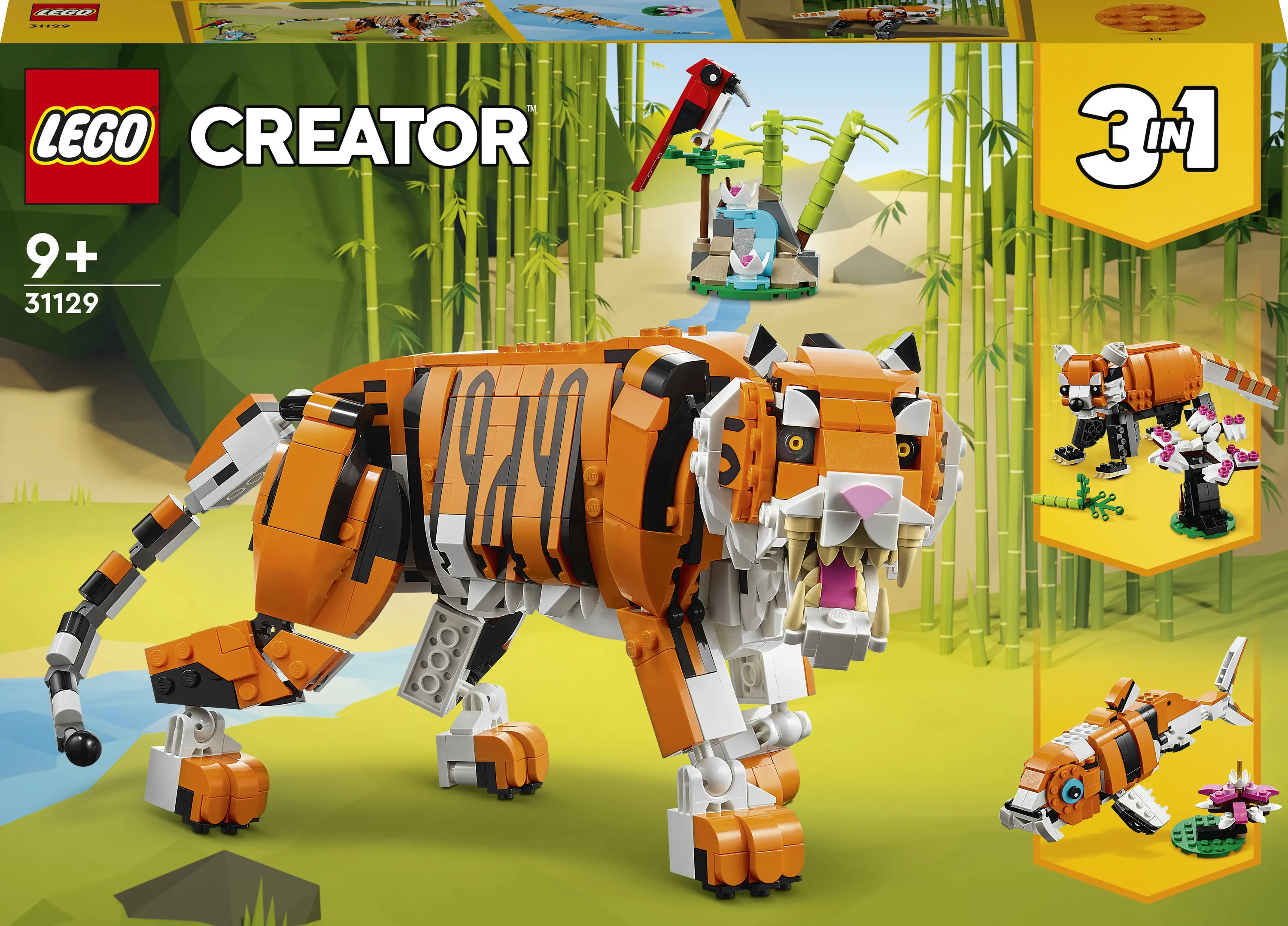 LEGO Creator 3-in-1 Majestic Tiger 31129