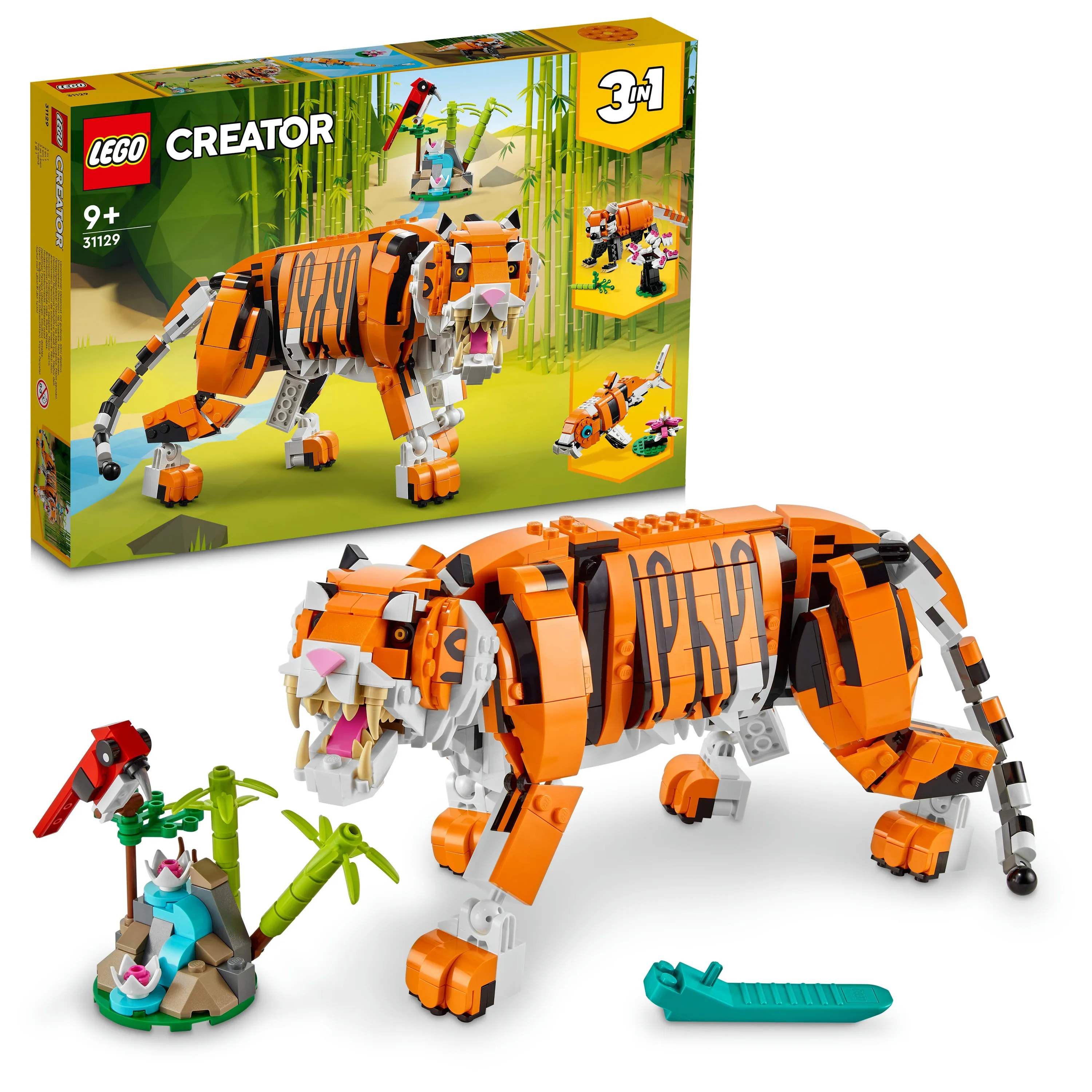 LEGO Creator 3-in-1 Majestic Tiger 31129