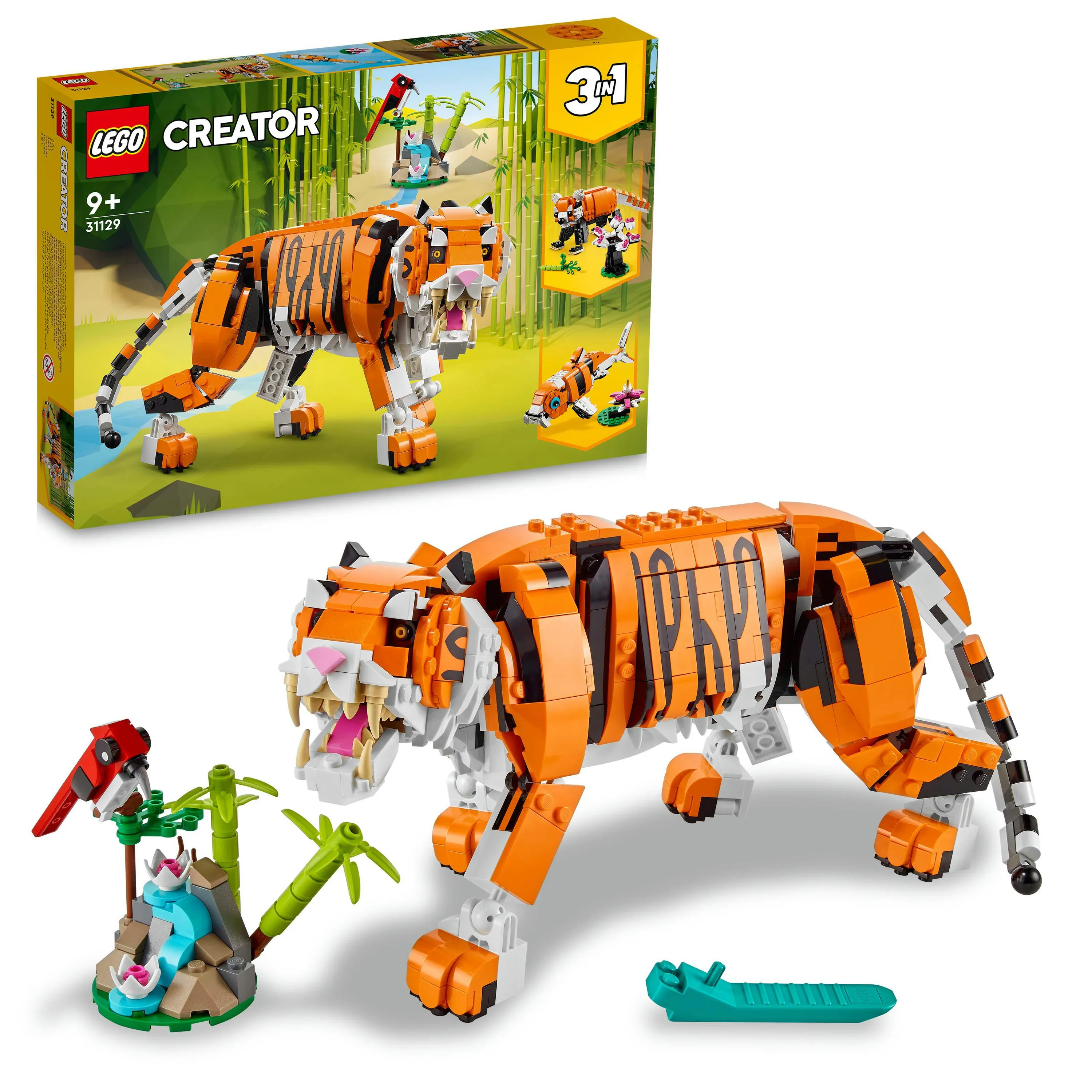 LEGO Creator 3-in-1 Majestic Tiger 31129