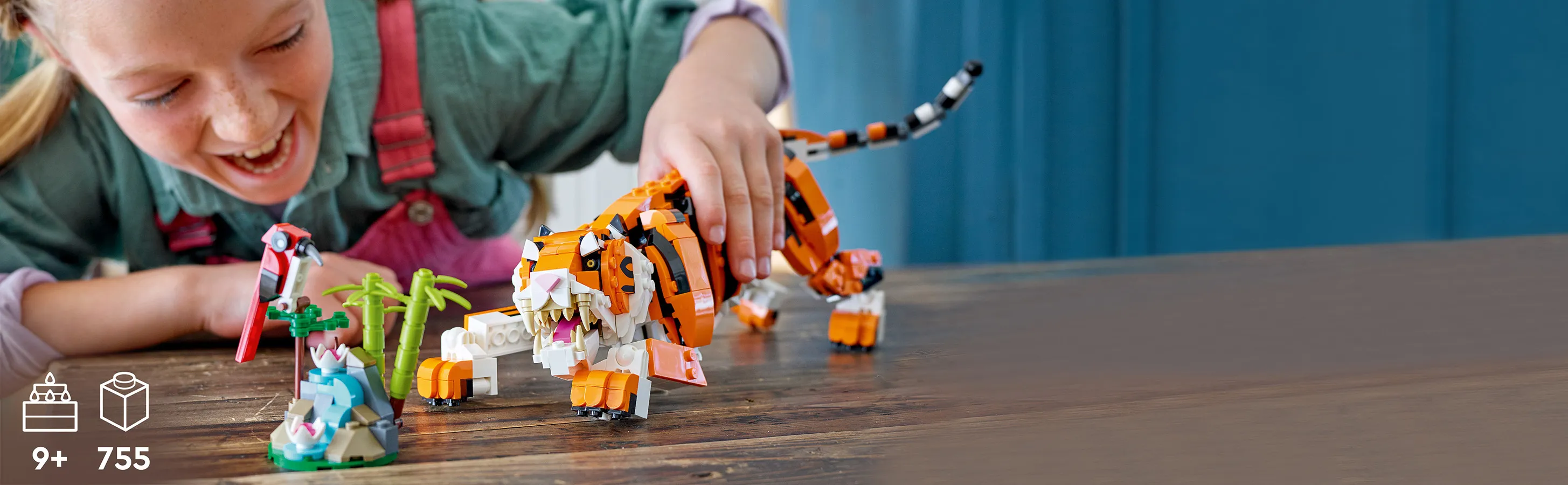 LEGO Creator 3-in-1 Majestic Tiger 31129