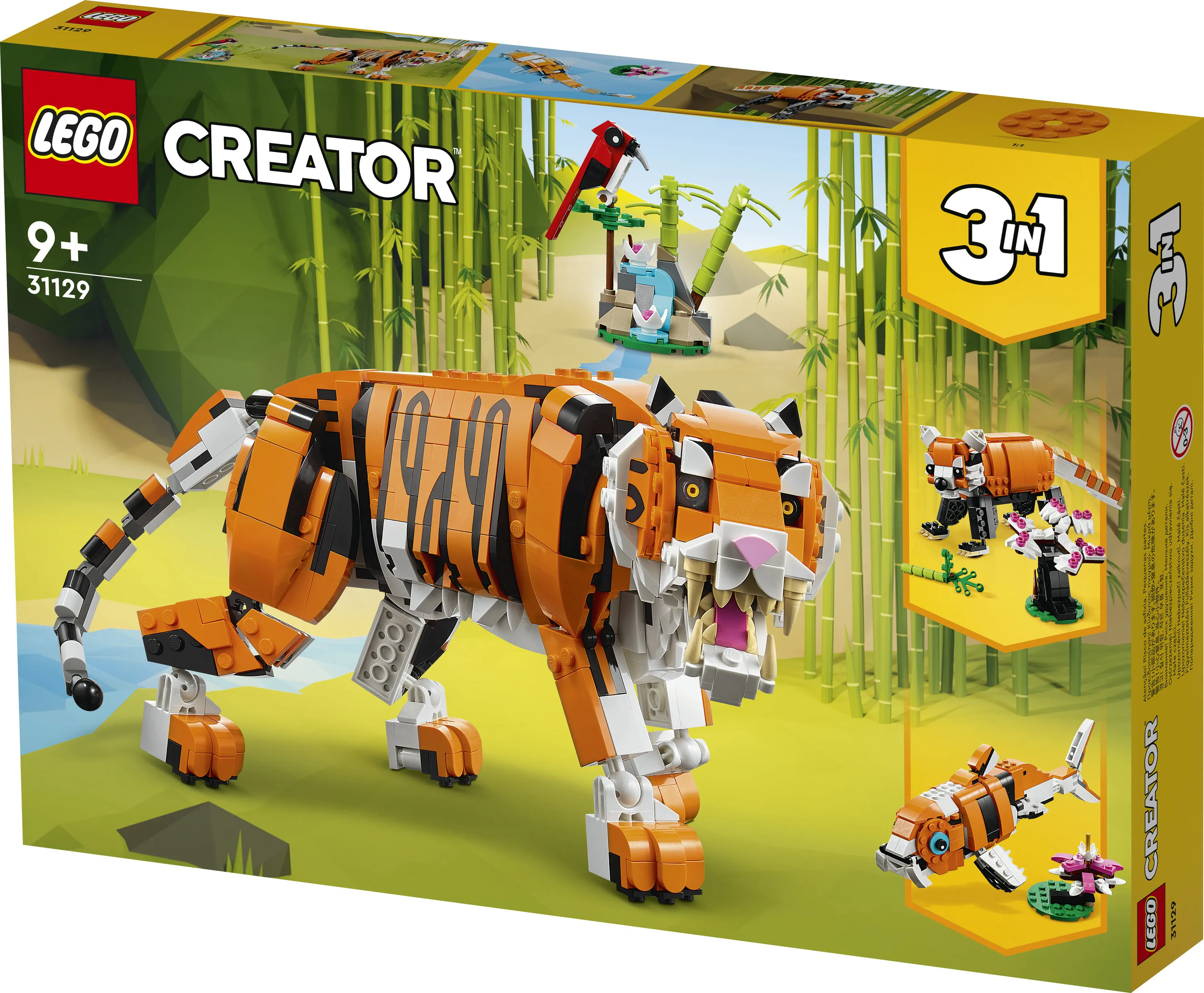 LEGO Creator 3-in-1 Majestic Tiger 31129