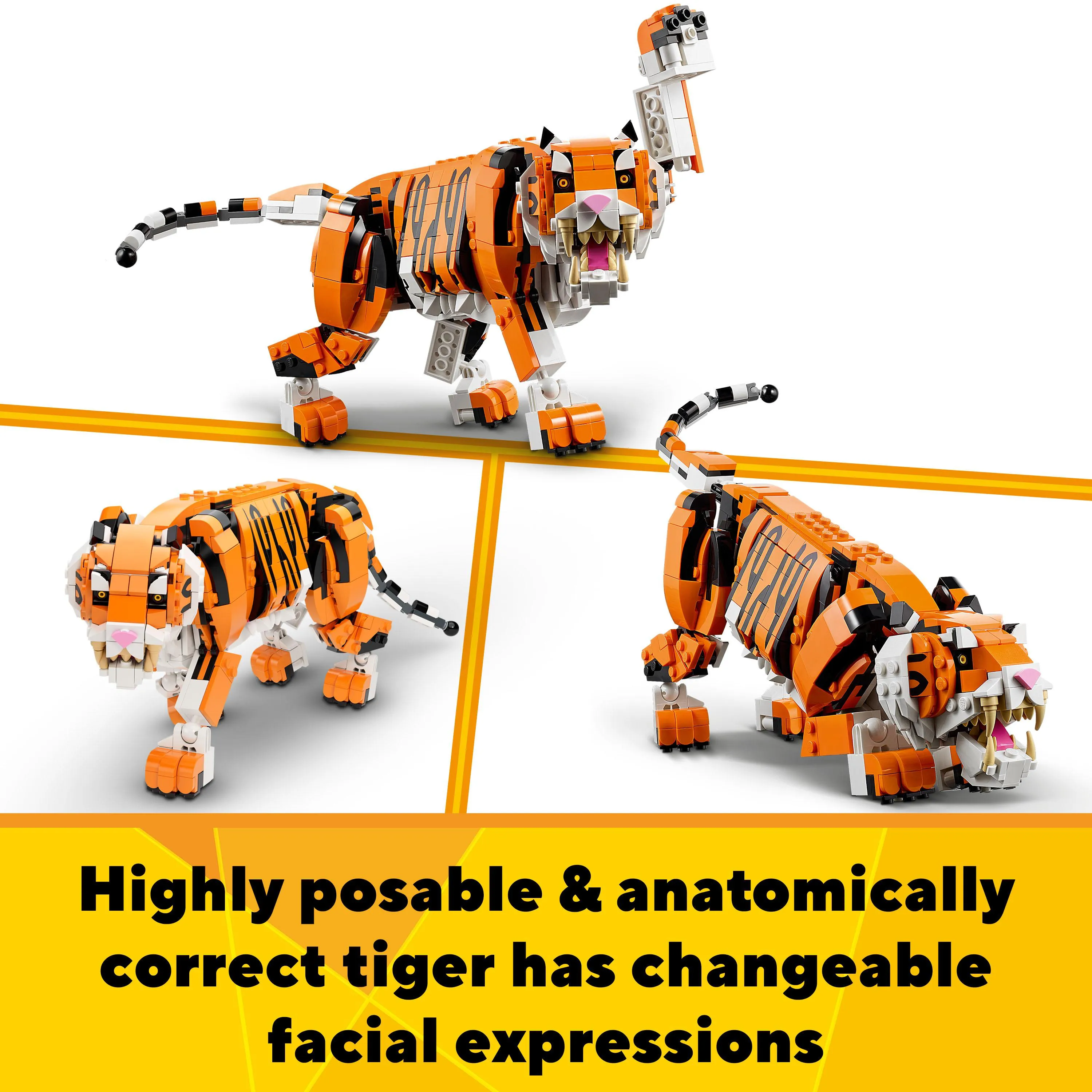 LEGO Creator 3-in-1 Majestic Tiger 31129