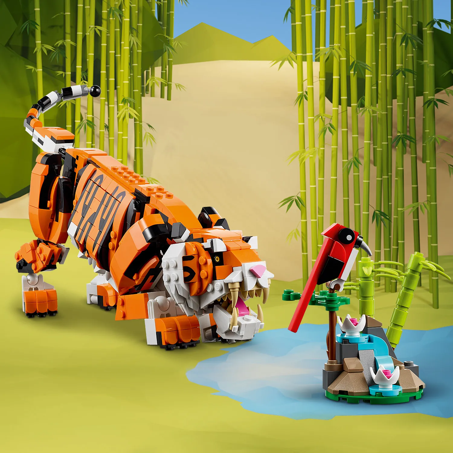 LEGO Creator 3-in-1 Majestic Tiger 31129