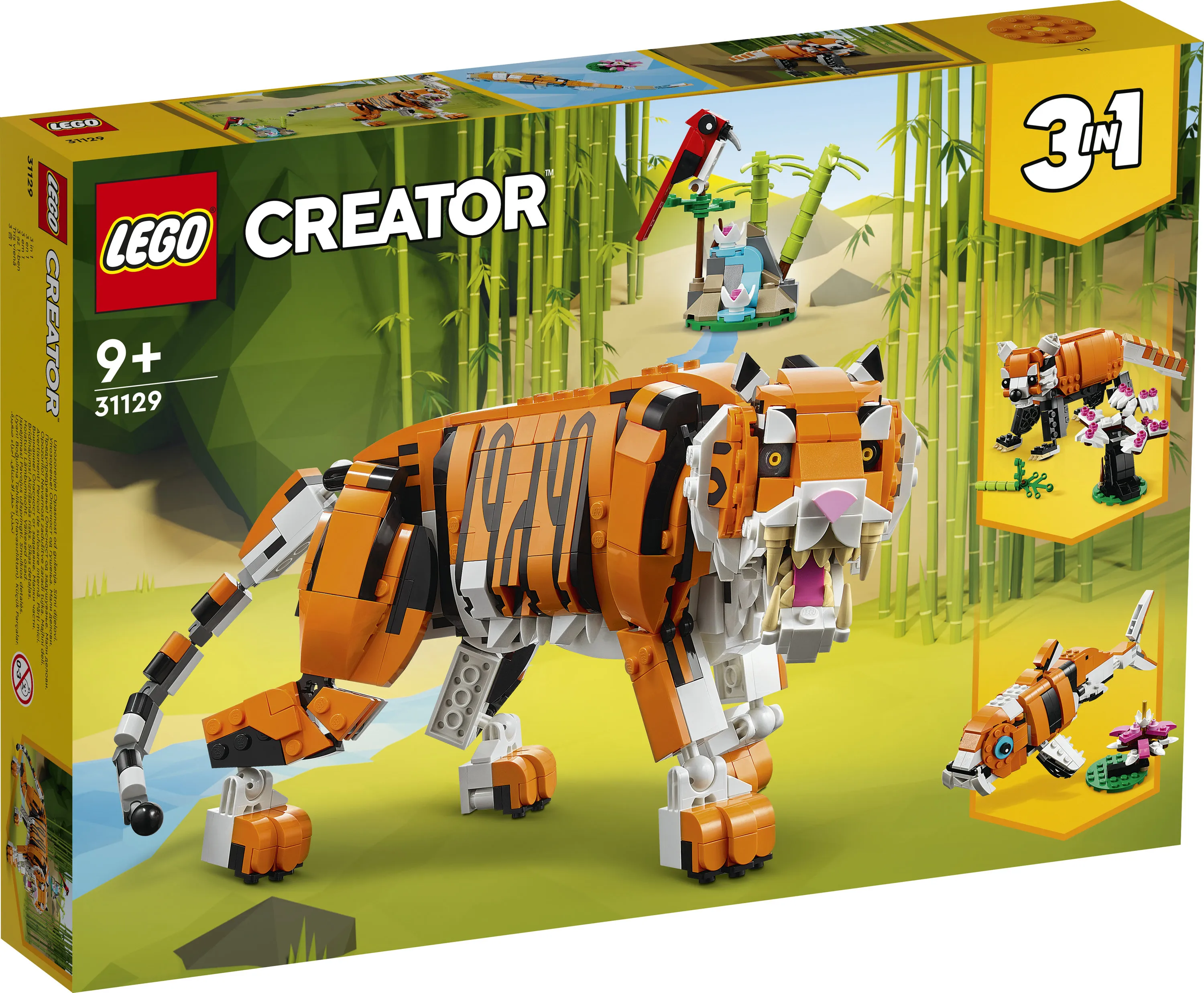 LEGO Creator 3-in-1 Majestic Tiger 31129