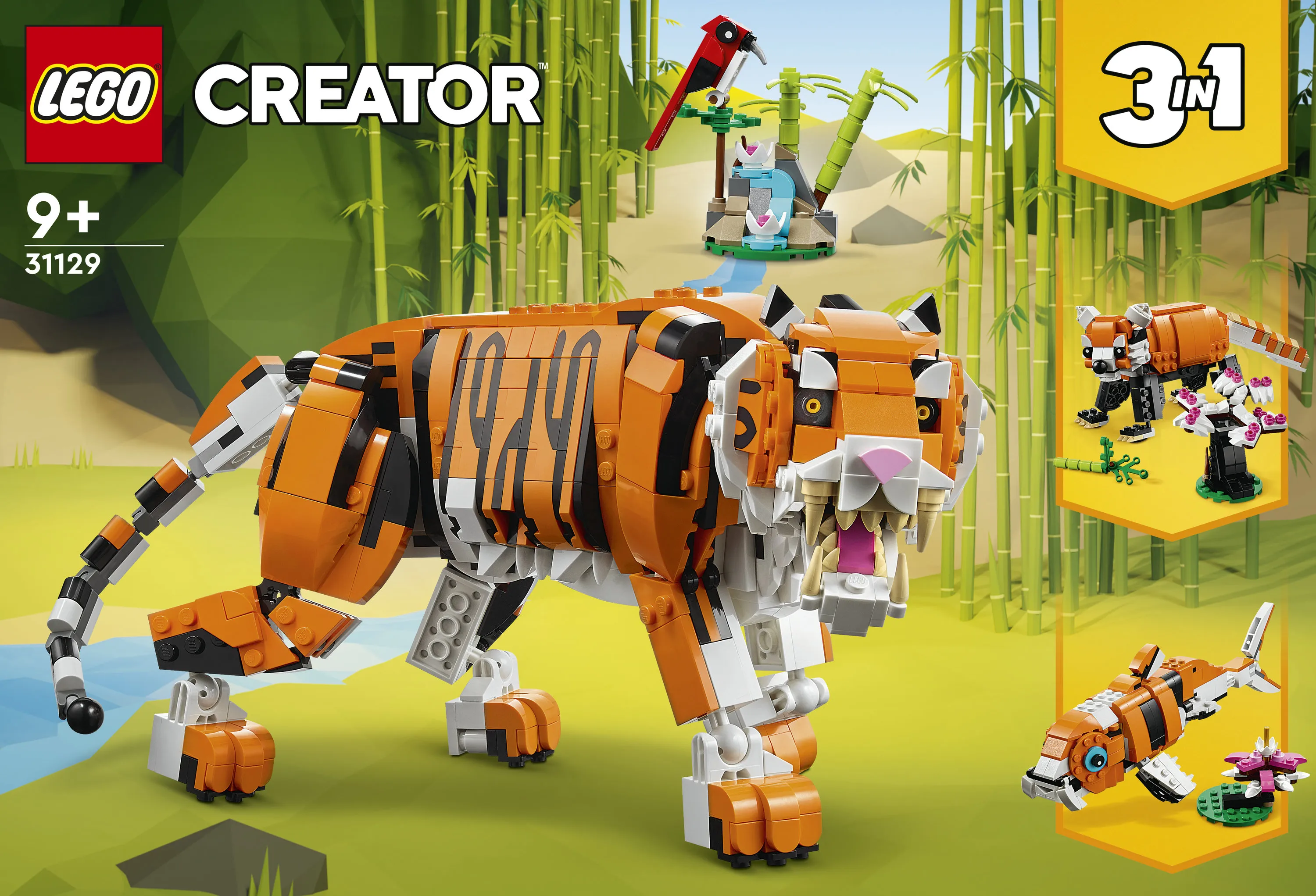 LEGO Creator 3-in-1 Majestic Tiger 31129
