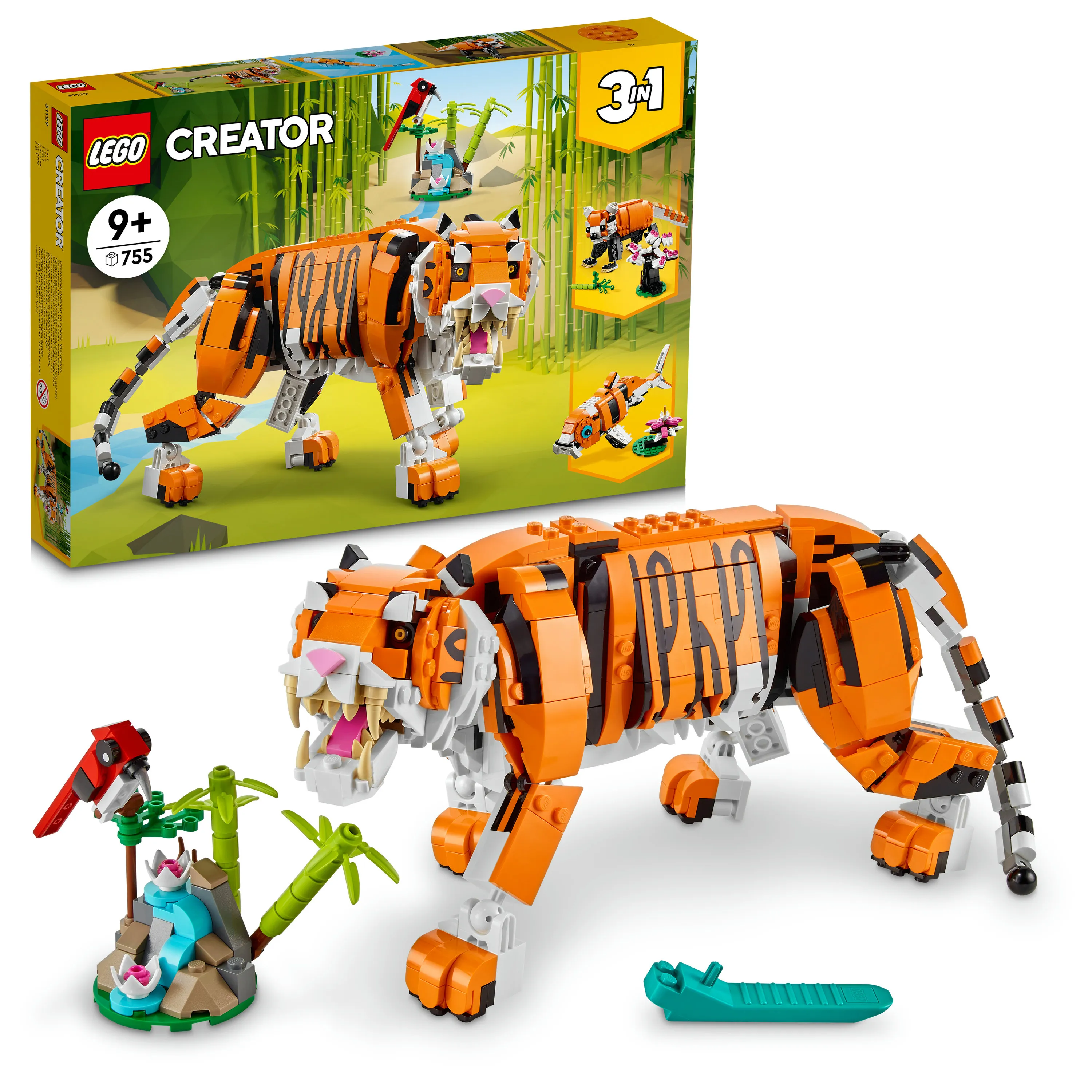 LEGO Creator 3-in-1 Majestic Tiger 31129