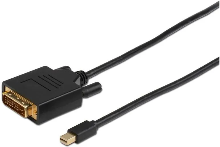 MicroConnect Mini DisplayPort &ndash; DVI cable, 2 m, Black