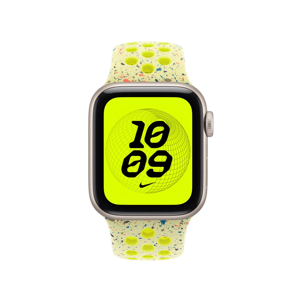 Apple Watch 40 mm Nike -sport-ranneke, volt splash, M/L