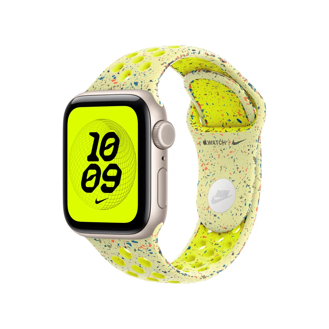 Apple Watch 40 mm Nike -sport-ranneke, volt splash, M/L