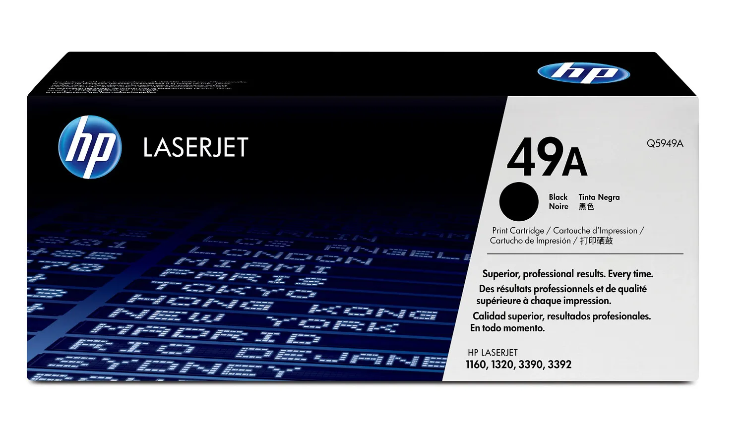 HP 49A -laserv&auml;rikasetti, musta