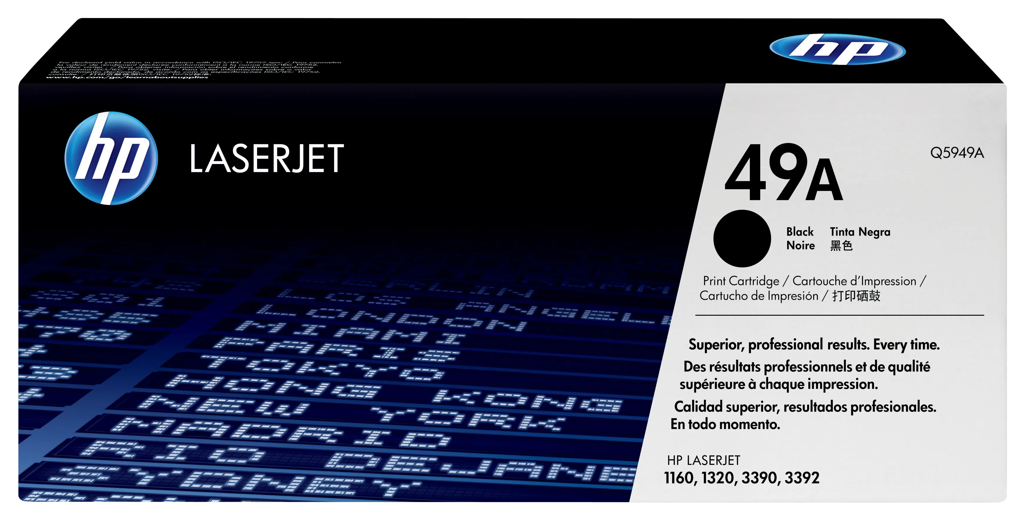 HP 49A -laserv&auml;rikasetti, musta