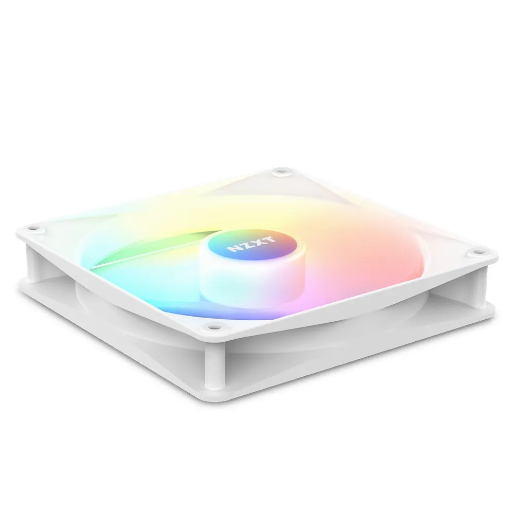 NZXT F120 RGB Core Fan 120mm - Triple Pack White with Controller