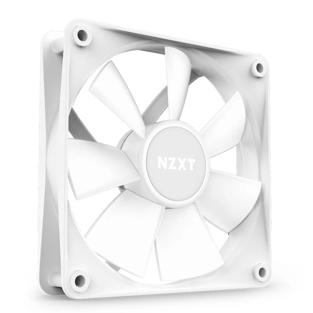 NZXT F120 RGB Core Fan 120mm - Triple Pack White with Controller