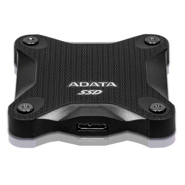 A-DATA SD620 512GB External SSD with USB 3.2 Gen 2, Rugged, Portable, for console gaming, Black