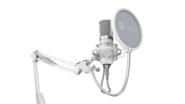SilentiumPC Gear SM950 Streaming USB ONYX White