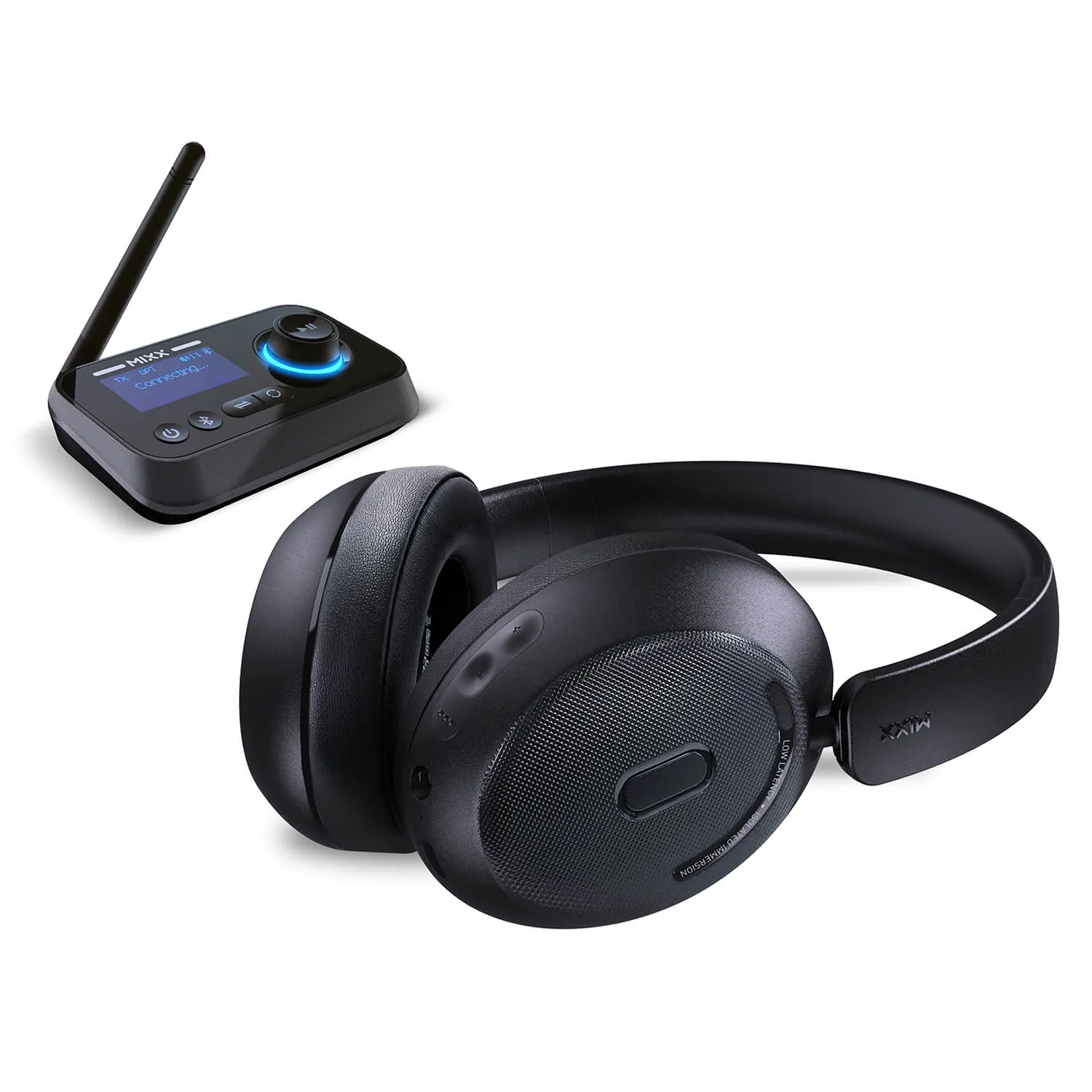 MIXX StreamQ Incl. StreamPort Transmitter - wireless headphones, black