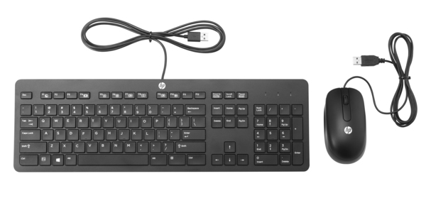 HP Slim USB Keyboard and Mouse FIN