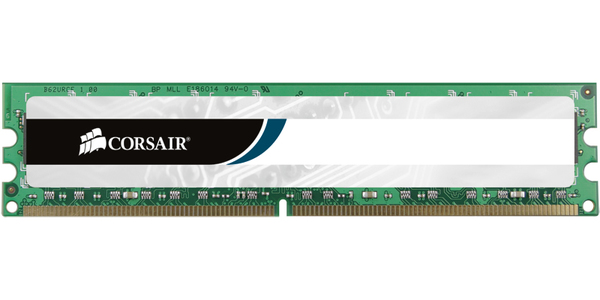 Corsair 0.5GB (1x0.5GB), DDR 400MHz - vihre&auml;