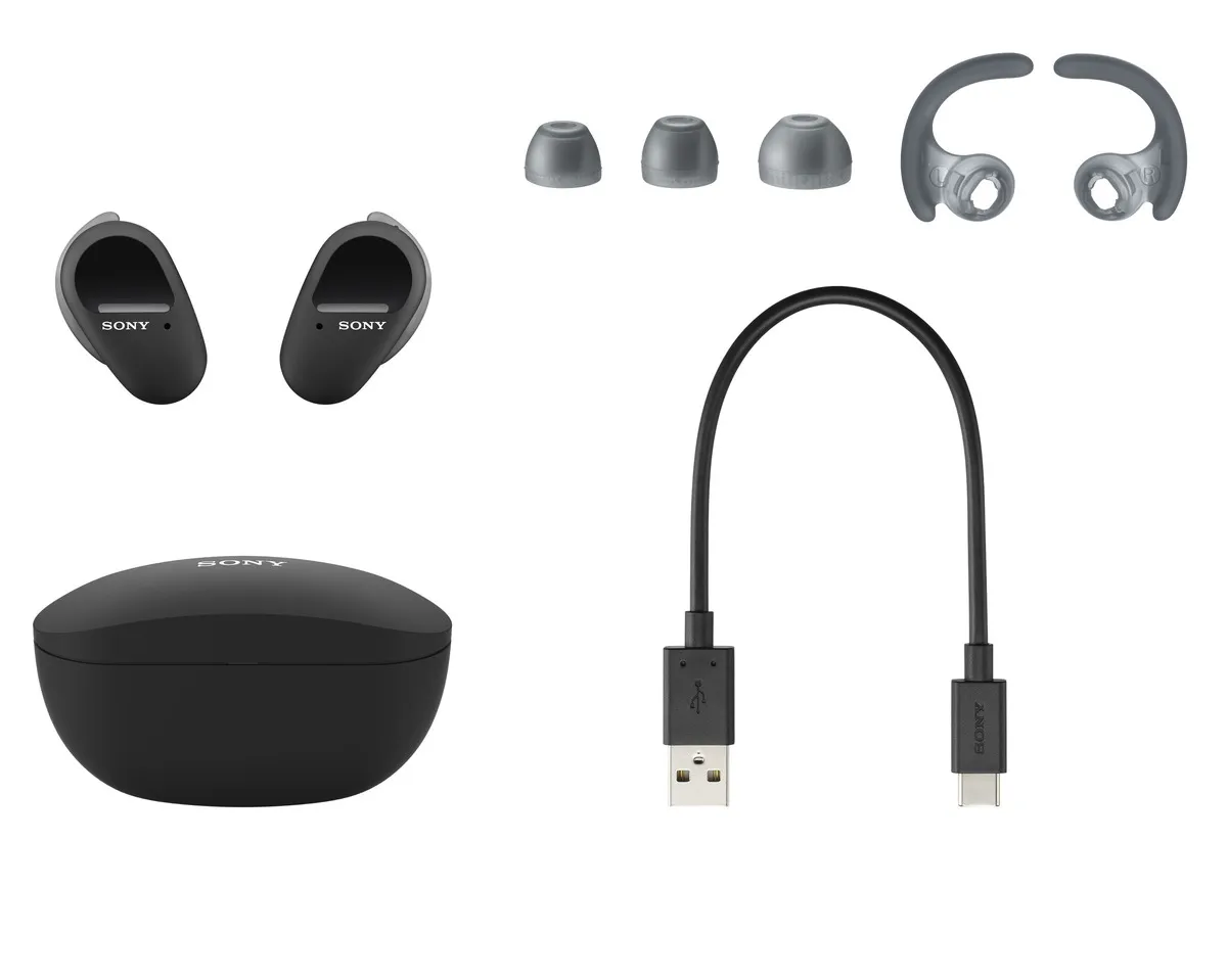 Sony WF-SP800N TWS - wireless in-ear headphones, blue