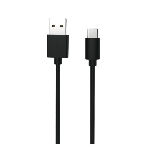 Autolaturi 12W USB-AUSB-C, 1m, musta