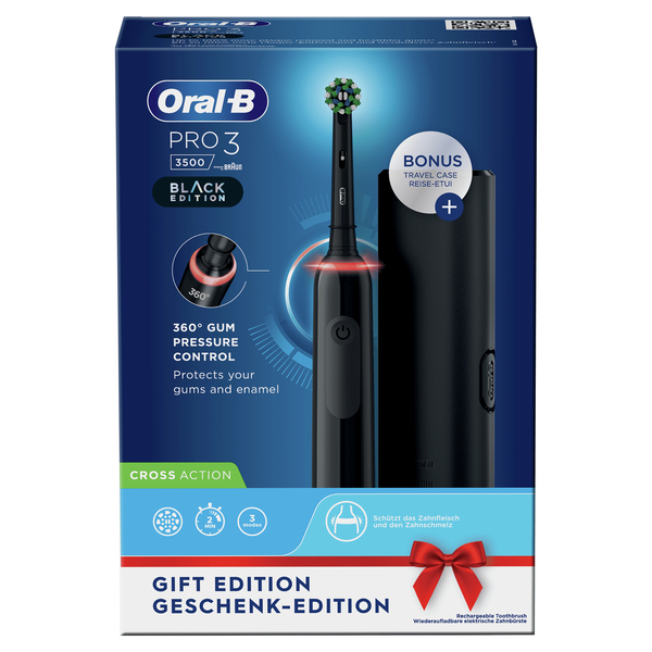 Oral-B PRO3 3500 - electric toothbrush, Black