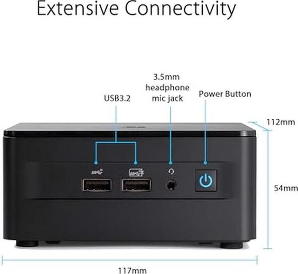 ASUS WNUC12WSBI300000I i3-1220P mini-PC barebone