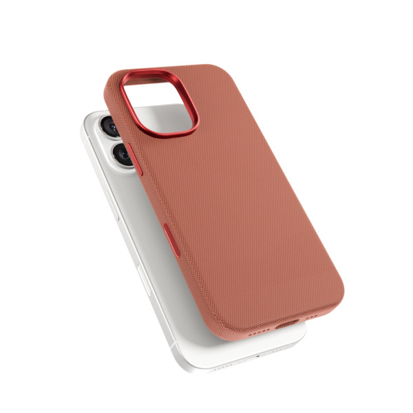 Epico SolidWoven Pro Mag+ Case | iPhone 17 | Qi2  &amp;  MagSafe Compatible | Sienna | Raised Edges  &amp;  Camera Frame