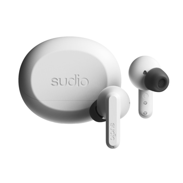 Sudio A3 Pro Wireless Earbuds, Fog White
