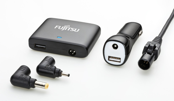 FUJITSU CAR/AIR DC MINI ADAPTER 80W, OUTPUT 19V+2X USB