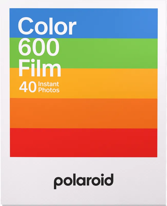 POLAROID Color Film for 600 White Frame 5-pack