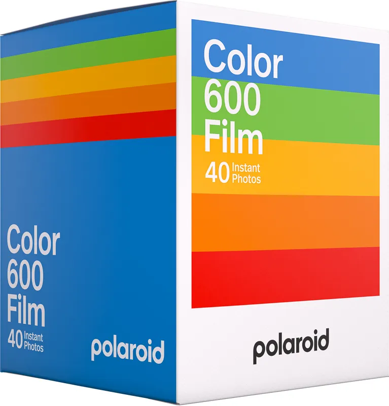POLAROID Color Film for 600 White Frame 5-pack