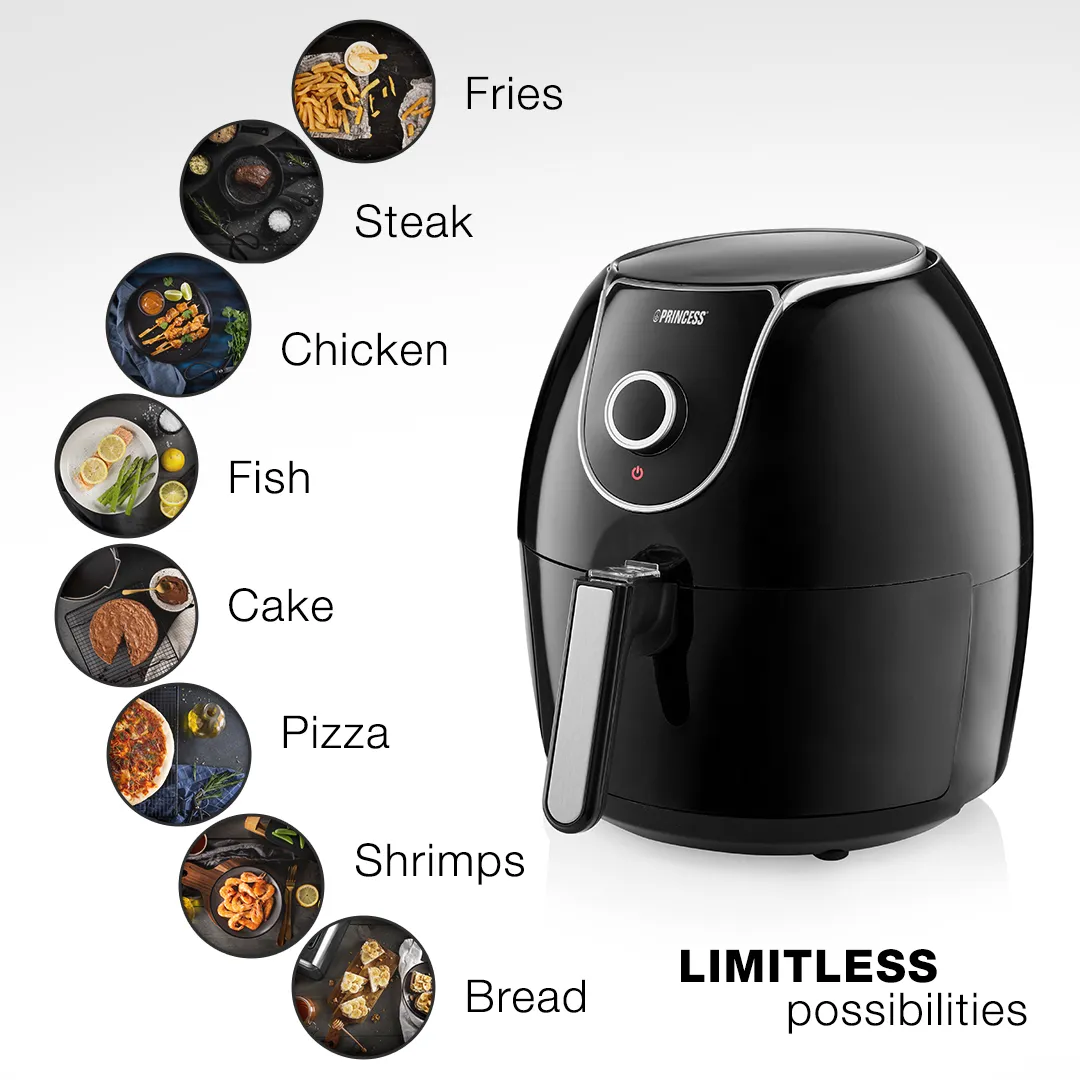 Princess 182055 XXL  Airfryer - airfryer, black, 5.2l