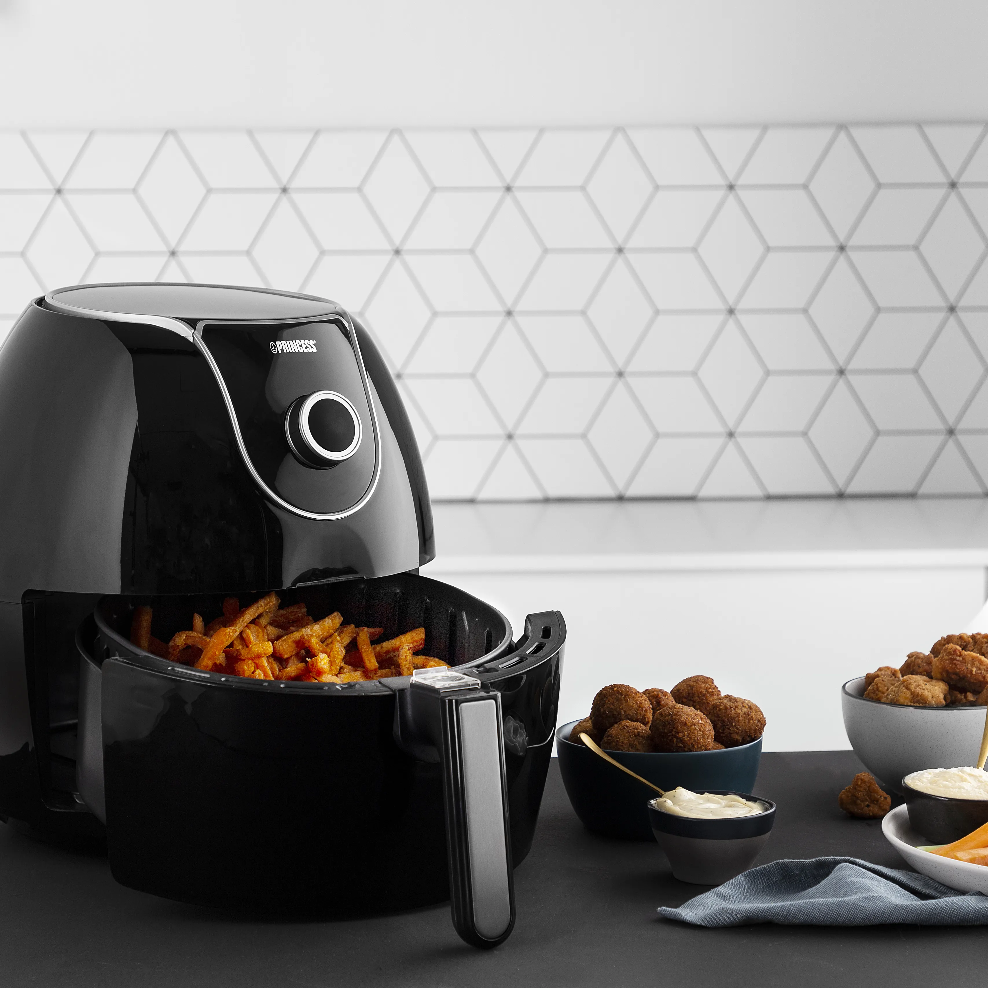 Princess 182055 XXL  Airfryer - airfryer, black, 5.2l