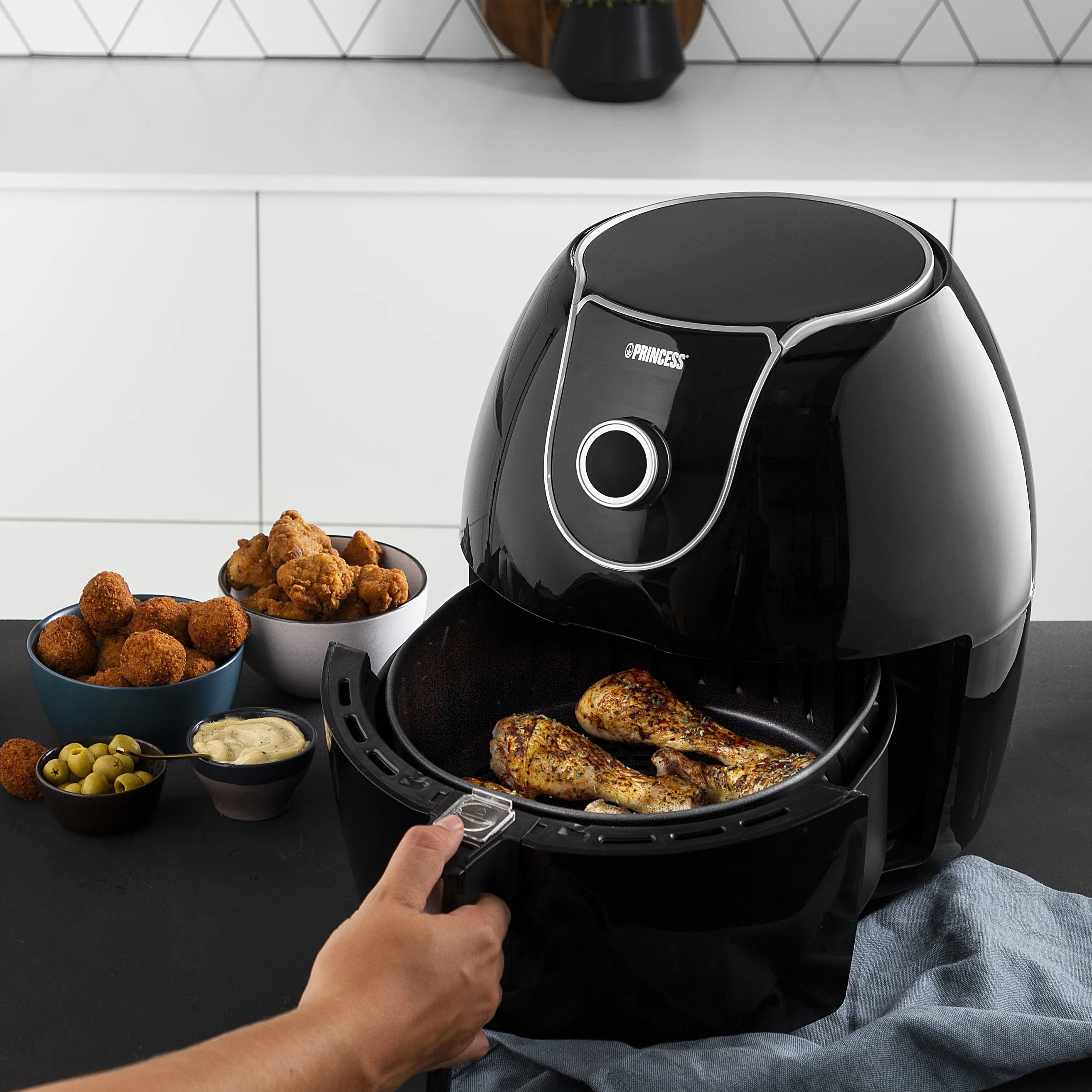 Princess 182055 XXL  Airfryer - airfryer, black, 5.2l