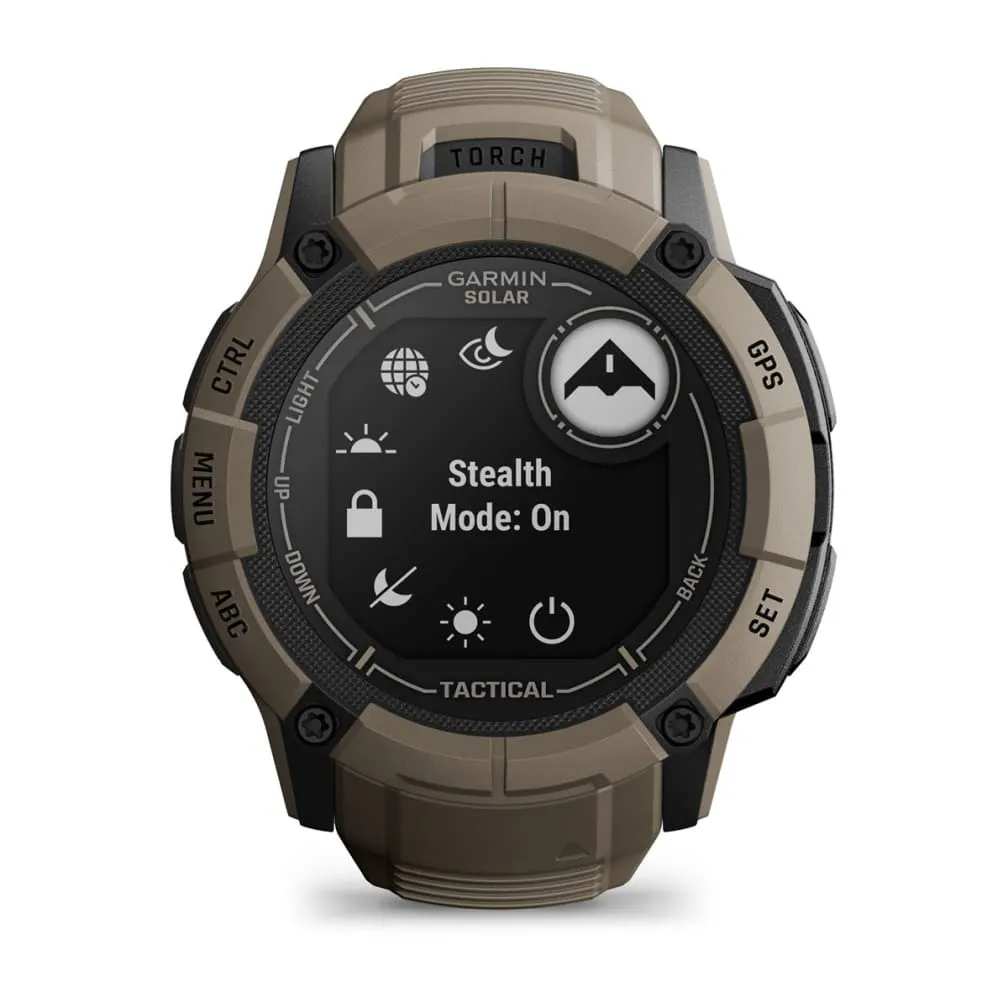 Garmin Instinct 2X Solar - Tactical Edition -GPS - smart watch, Coyote Tan